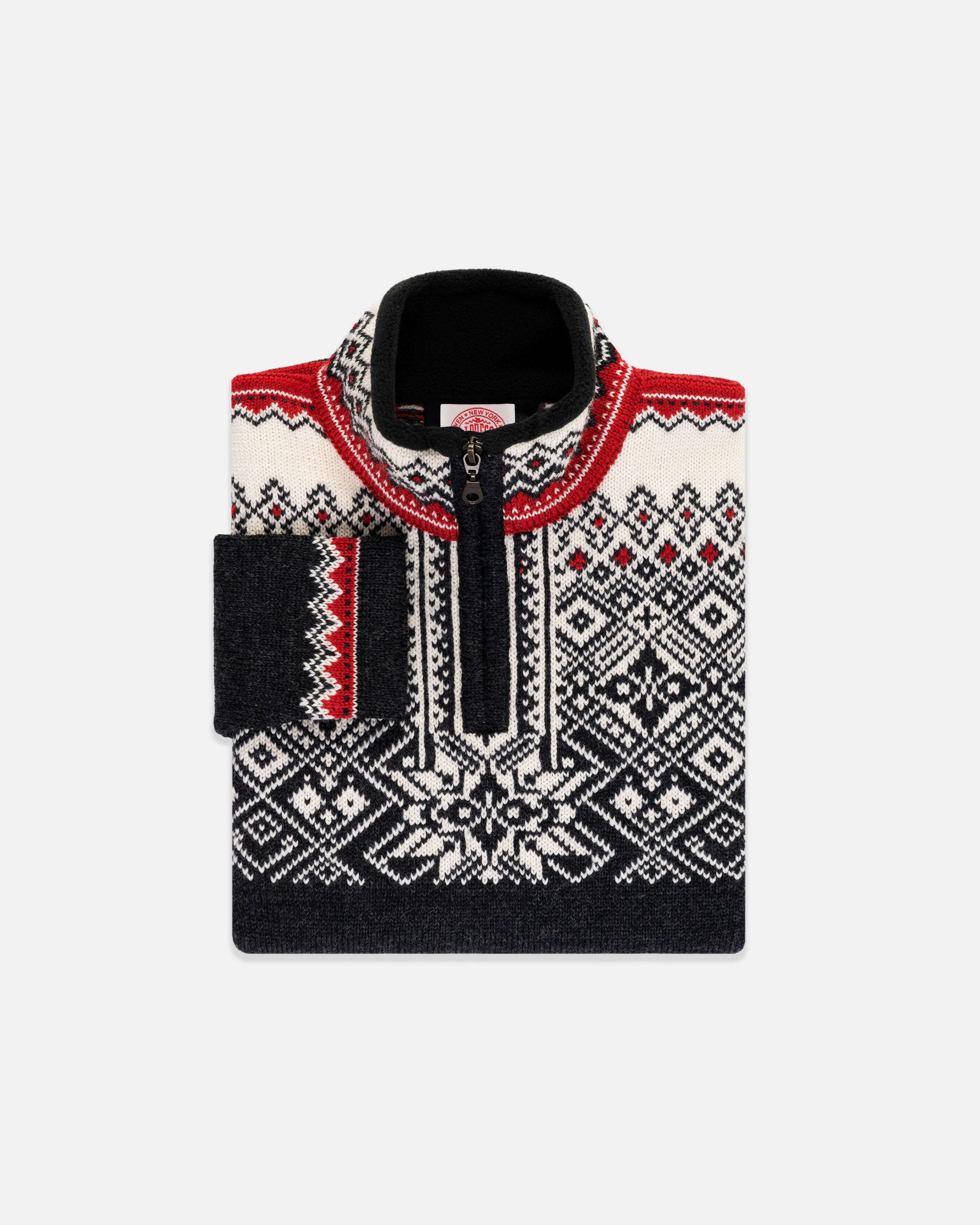 Made-in-Norway Quarter-zip Alpine Sweater - Classic Fit