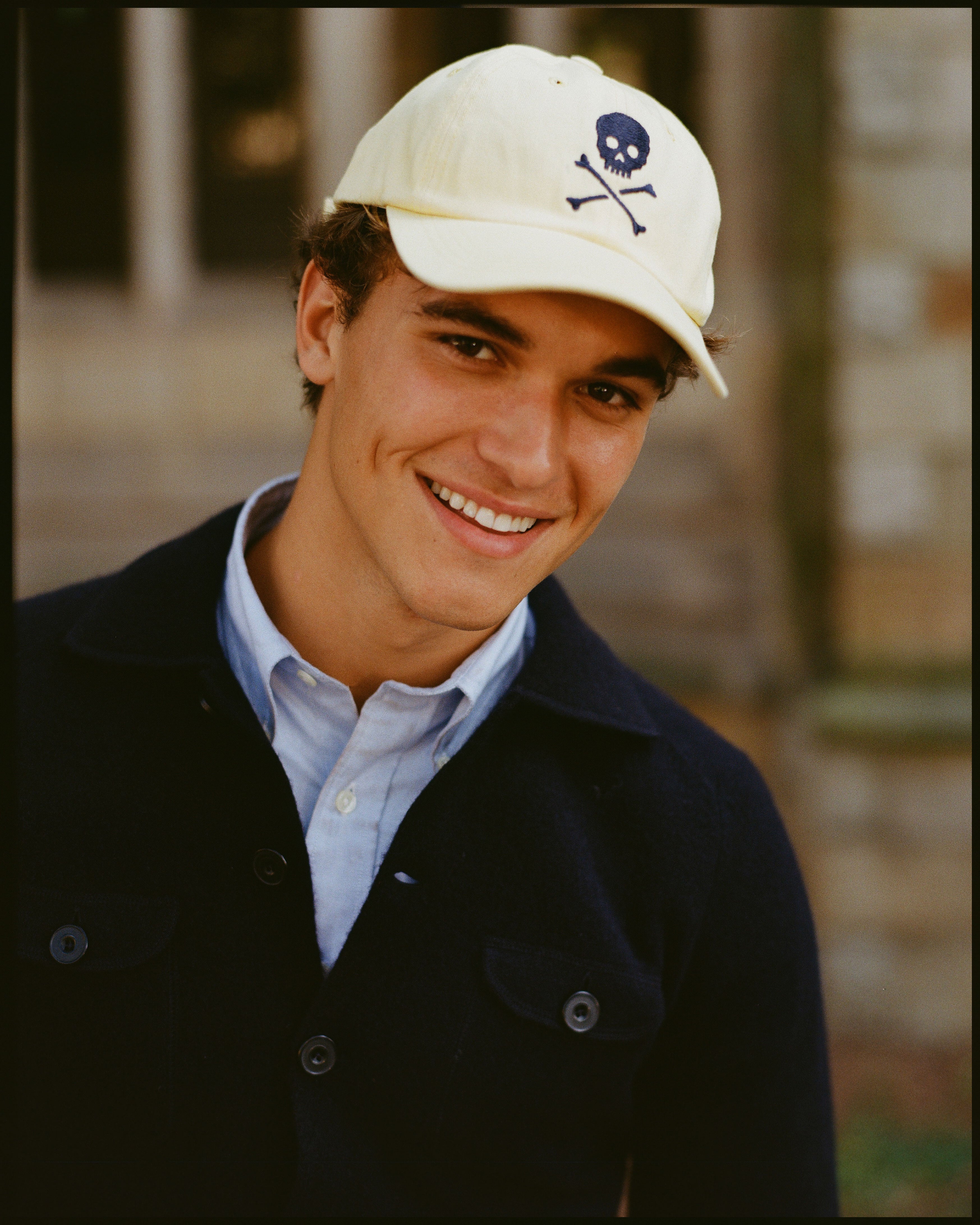 Navy Boiled Wool Knitted Shirt