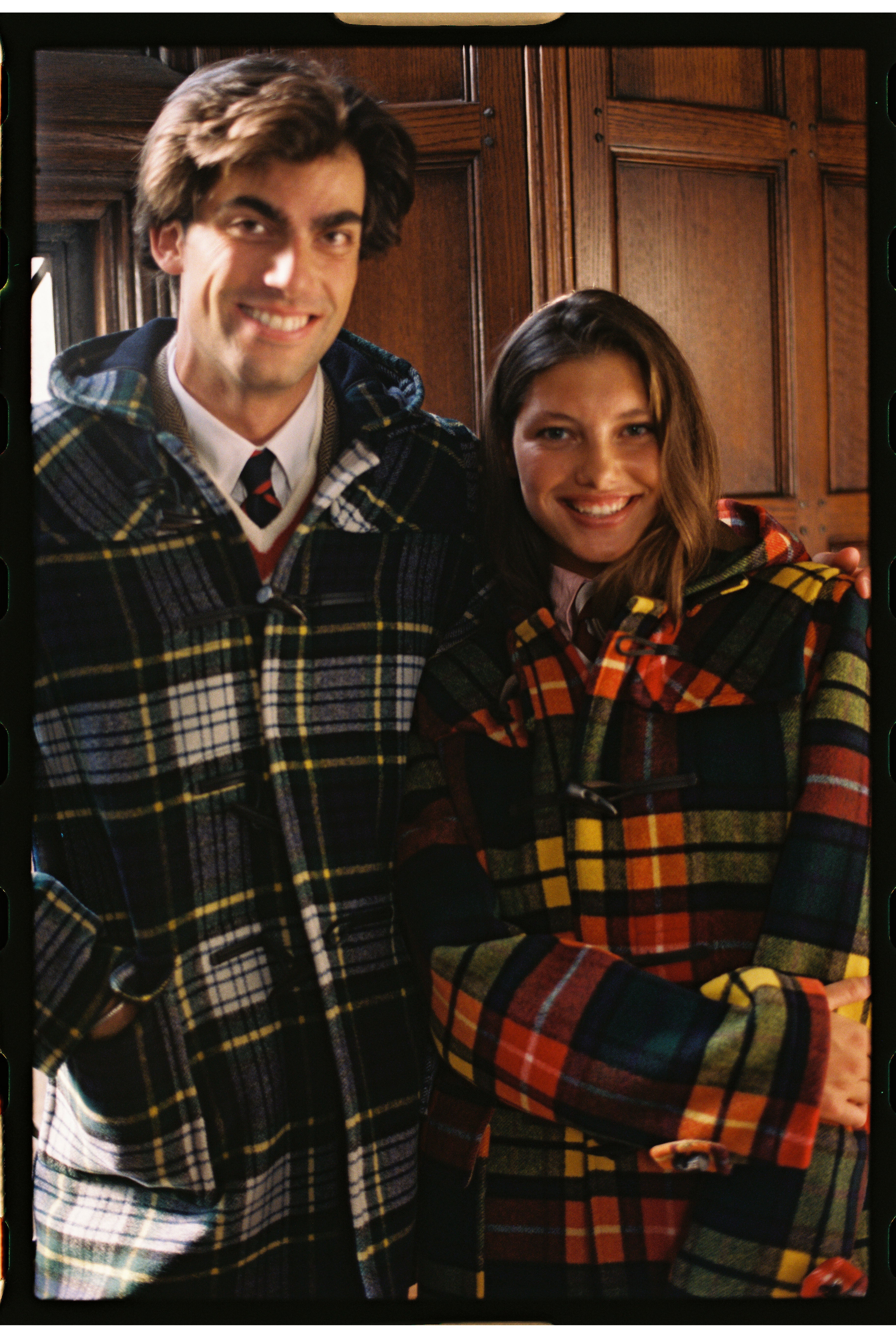 Made-in-England Dress Gordon Tartan Classic Morris Duffle Coat