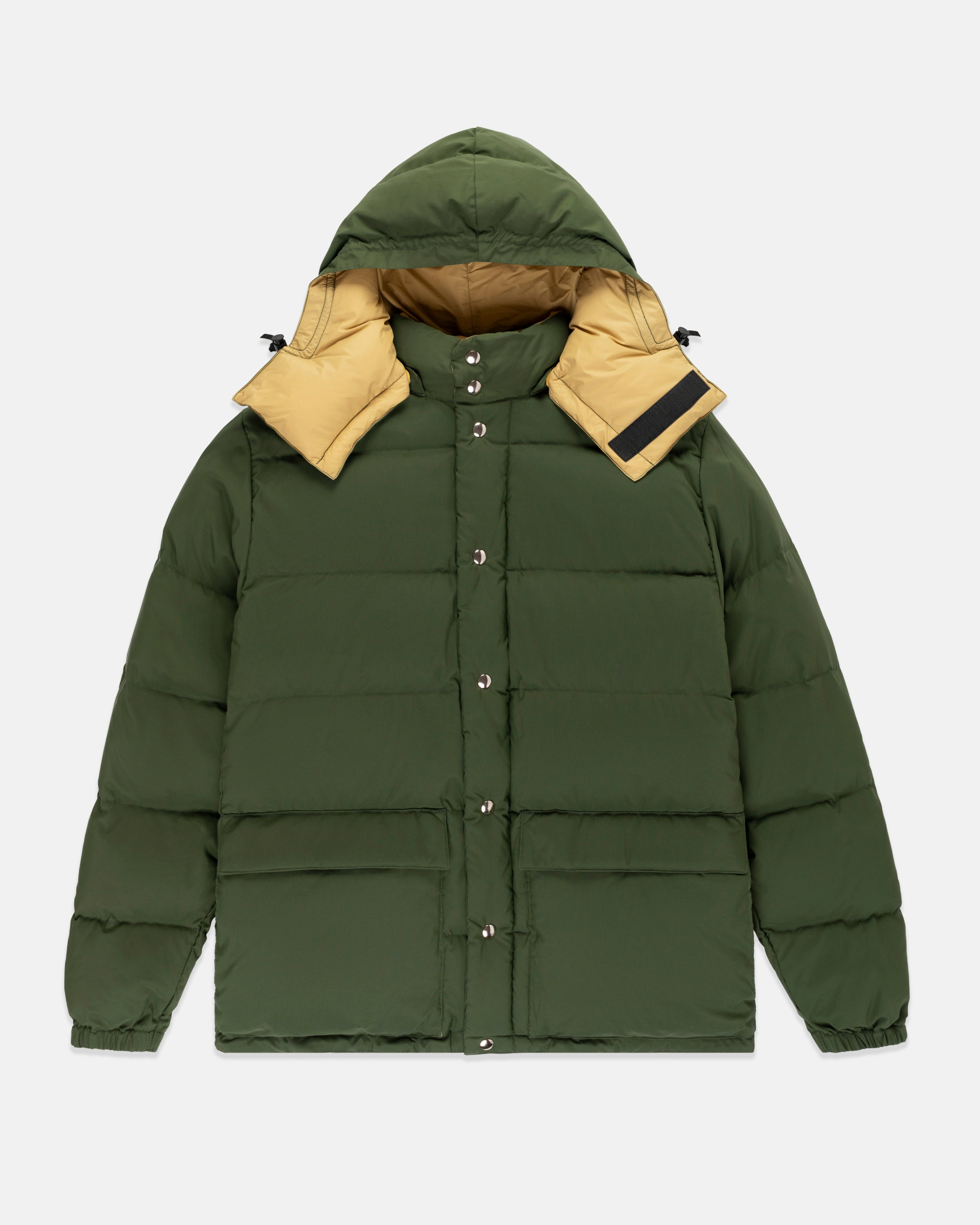 Made-in-USA Olive Crescent Down Works Parka