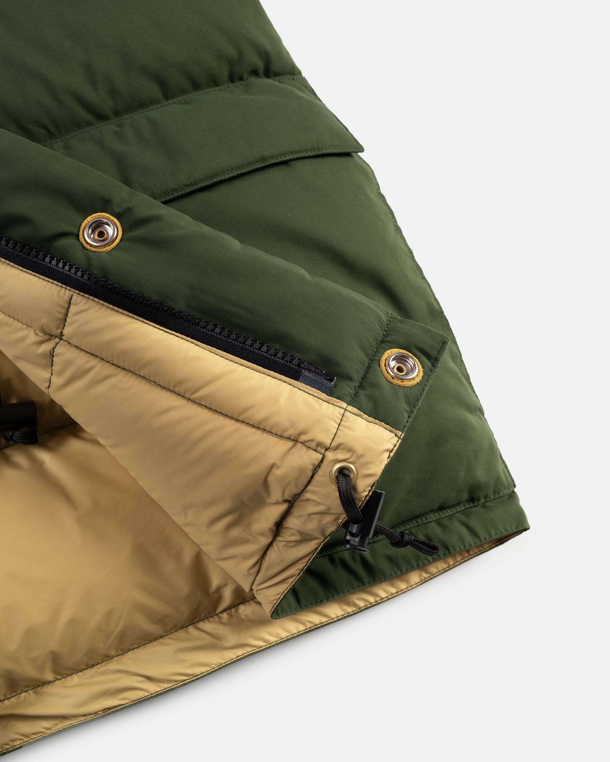 Made-in-USA Olive Crescent Down Works Parka